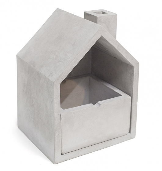 Balvi popolník Home 16 x 12,3 cm cementová šedá