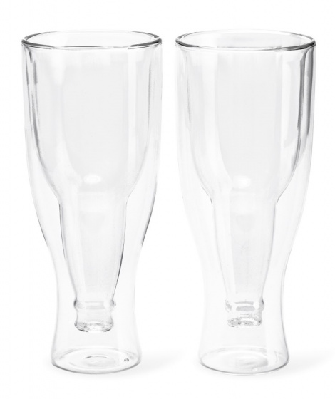 Balvi bierglazen Gravity 250 ml 18 x 7,5 cm glas 2 stuks Balvi bierglazen Gravity 250 ml 18 x 7,5 cm glas 2 stuks