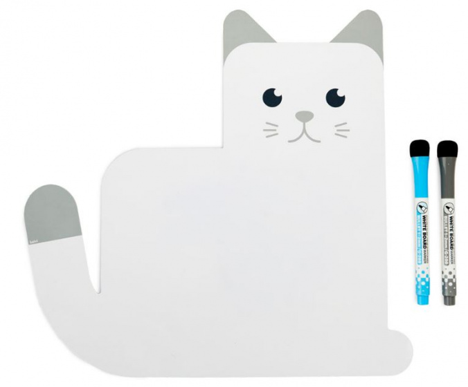 Balvi whiteboard Kat magnetisch 31,5 x 33 cm wit 3 delig Balvi whiteboard Kat magnetisch 31,5 x 33 cm wit 3 delig