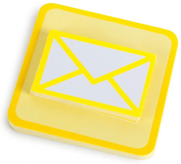 Balvi poznámkový blok 3D Obálka 7,5 cm papierová žltá