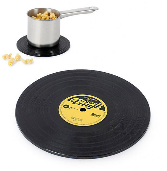 Balvi podložka pod panvicu The Coaster 15 cm silikónová čierna/žltá