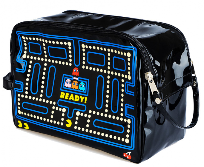Balvi toaletná taška Pac-Man 24 x 17 cm PVC/polyester čierna