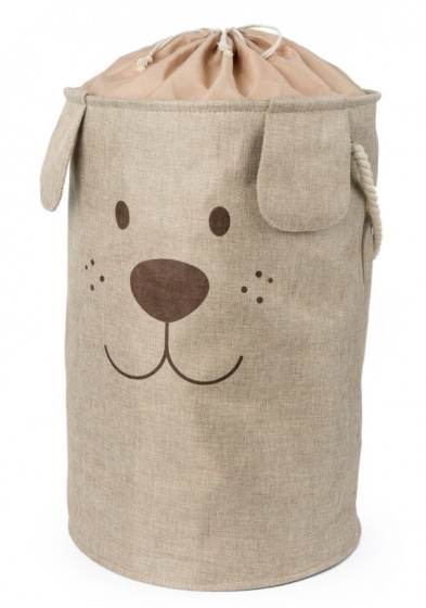 Balvi kôš na bielizeň Woof! 70 litrov 60 x 40 cm polyester hnedá