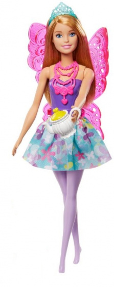Barbie tienerpop dreamtopia 30 cm bruin haar blauw/paars