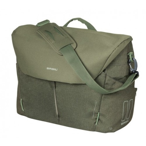 Basil taška na bicykel na notebook Nordlicht 17 L polyester/neoprén čierna