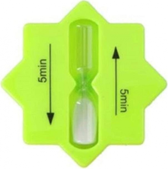 Bath & Shower sprchový budík 8,5 cm zelený