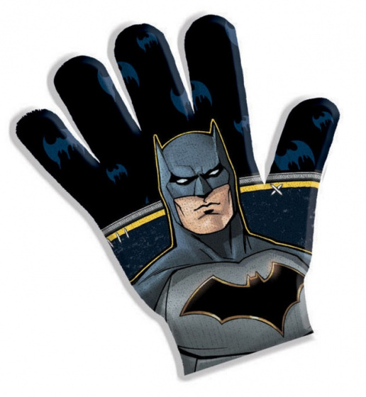 DC Comics gloves Batman junior polyester black one-size