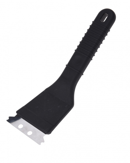 BBQ kefa na čistenie grilu 2v1 čierny 21 cm