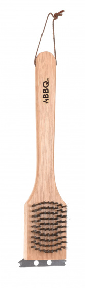 BBQ kefa na gril na čistenie dreva 30 cm