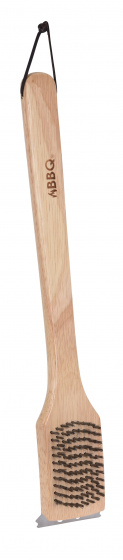BBQ kefa na gril na čistenie dreva 42 cm