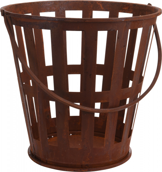 BBQ vuurkorf 39 cm staal roestbruin BBQ vuurkorf 39 cm staal roestbruin
