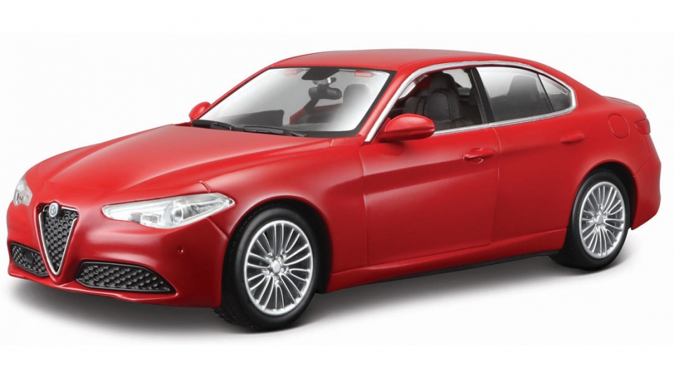 scale model Alfa Romeo Giulia 1:24 red