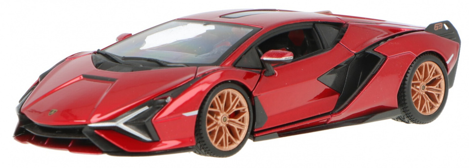 scale model Lamborghini Sian FKP 2019 1:24 red