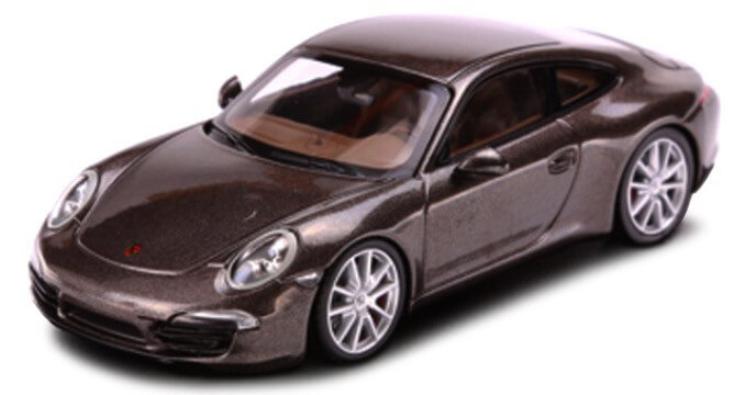 scale model Porsche 911Carrera S 2011 1:24 brown