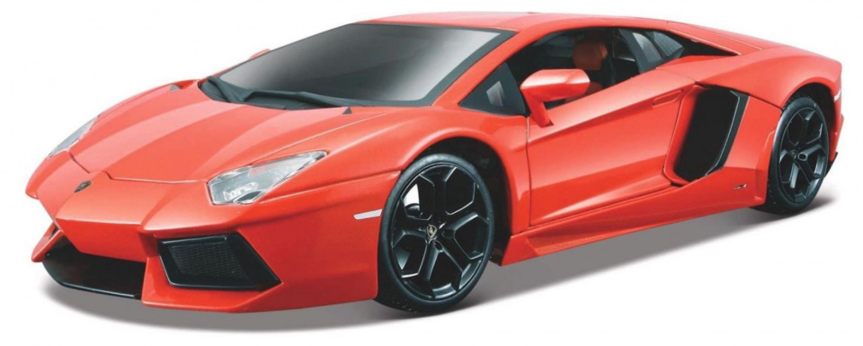 Bburago športové auto Lamborghini Aventador 1:18 červené