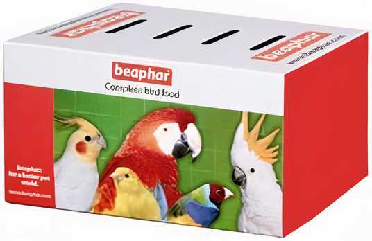Beaphar prepravný box pet kartón červený/biely