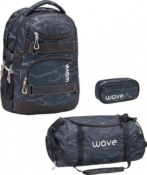 Belmil batoh Infinity 30 litrov polyester tmavomodrý 3-diel