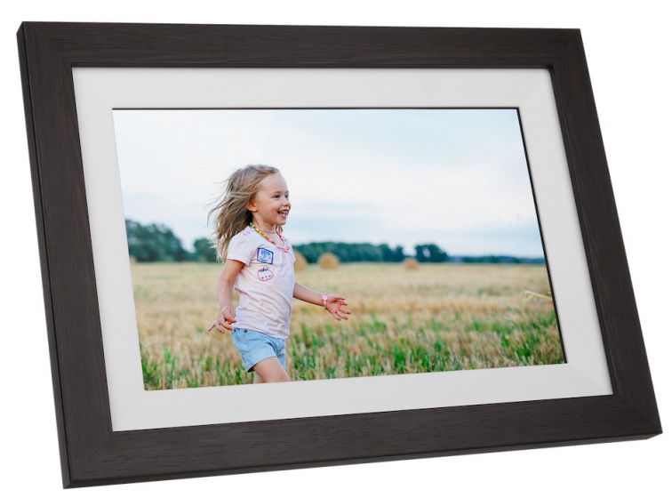Benel Photo fotorámeček digitální Frameo HF-101W 21,5 cm hnědý