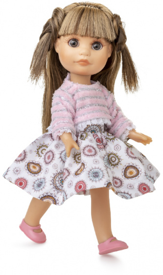 Berjuan tienerpop luci 22 cm meisjes roze/wit