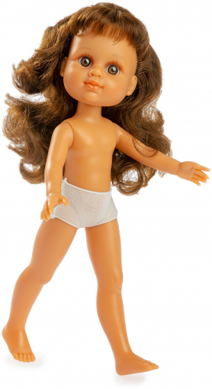Berjuan tienerpop my girl golvend 35 cm naturel/bruin