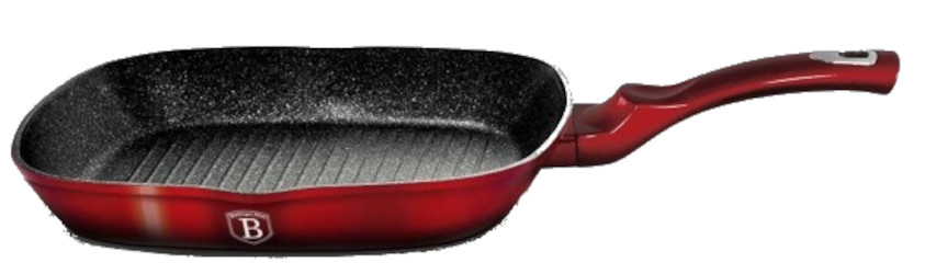 Berlinger Haus grillpan Burgundy Edition 28 cm aluminium antraciet Berlinger Haus grillpan Burgundy Edition 28 cm aluminium antraciet