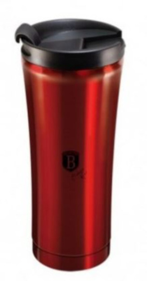 Berlinger Haus thermosbeker 500 ml siliconen/staal bordeaux Berlinger Haus thermosbeker 500 ml siliconen/staal bordeaux