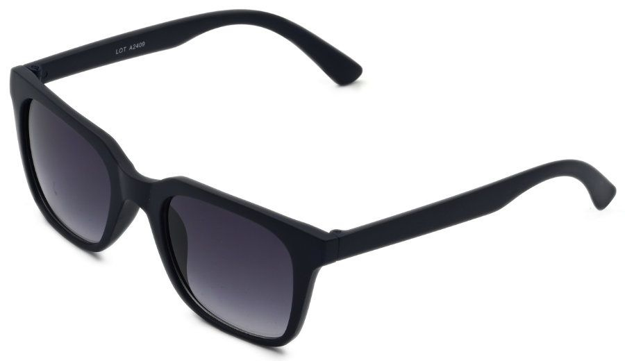 Bernardino sunglasses unisex rectangle black/blue (Basic 340-C)