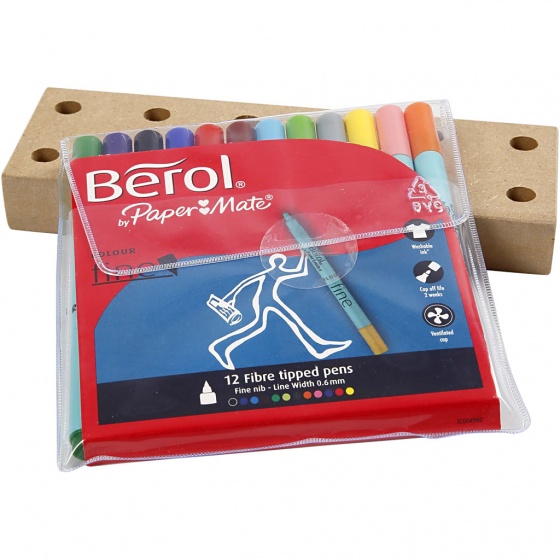 Berol stiften colourfine 12 stuks multicolor