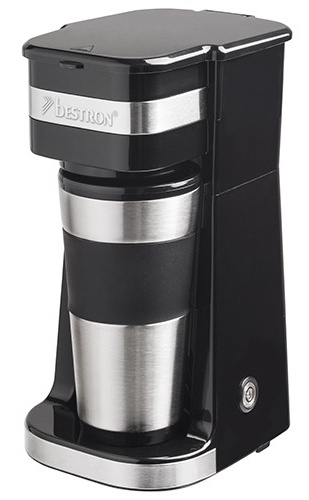 Bestron kávovar 420 ml 750W nerez čierny 2-diel