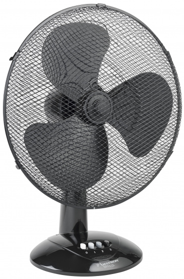 Bestron tafelventilator 45 cm 3 standen 80° rotatie 45W zwart Bestron tafelventilator 45 cm 3 standen 80° rotatie 45W zwart