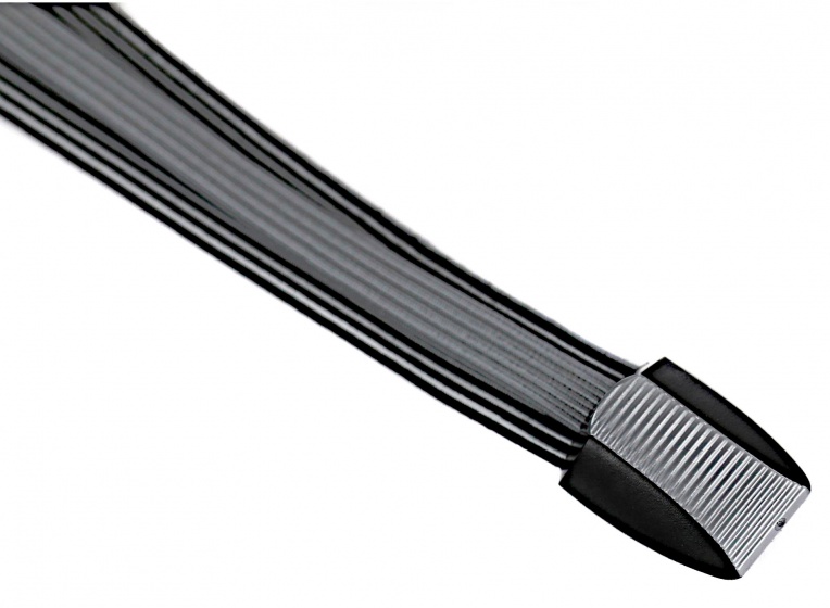 Bibia triobinder intrek back2school 50 cm zwart/donkergrijs