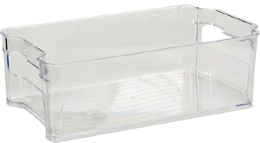 BigBuy Home zásuvka chladničky Bandeja 31,5 x 15,8 cm priehľadná