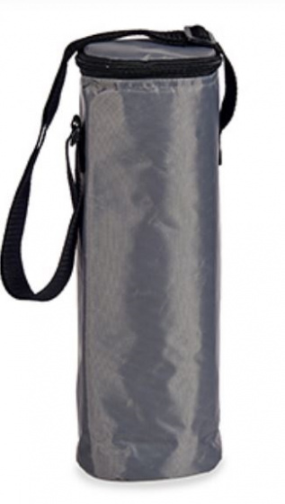 cooler bag for bottle 2 litres 33 x 11 cm polyester grey