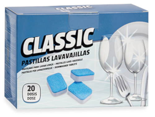 BigBuy tablety do umývačiek Classic 20 ks