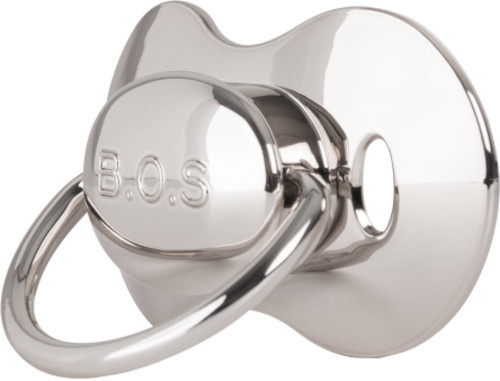 pacifier 3m+ silicone silver