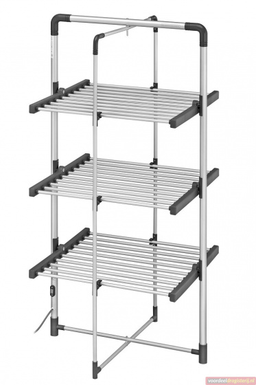 Black & Decker sušiak s ohrevom 140 cm hliník čierna/strieborná