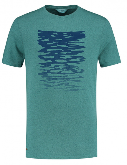 T-shirt Denimcel Ripple mens tencel green mt S