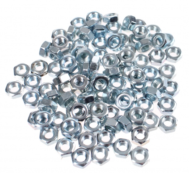 Bofix moer m4 rvs 100 stuks
