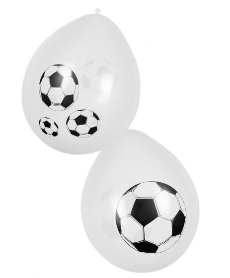 Boland balóniky futbal 6 kusov čierna/biela