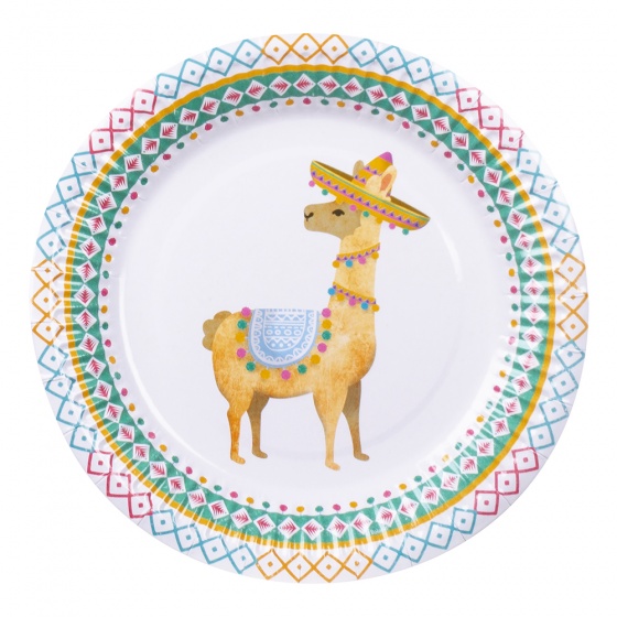 Boland párty taniere lama 23 cm 6 kusov