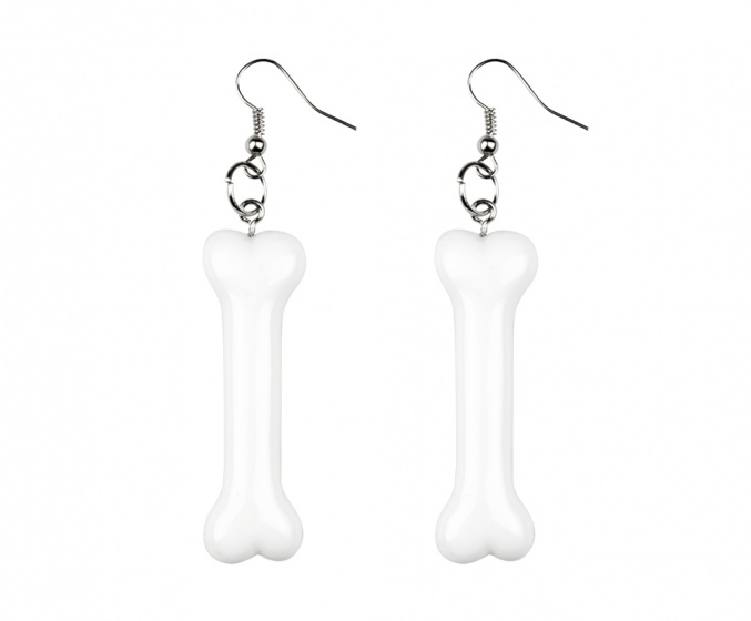 Boland náušnice dámske kostice biele