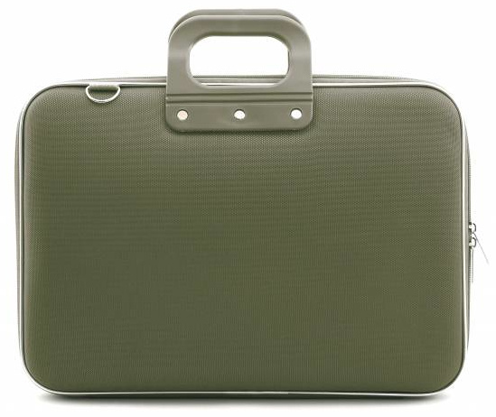 Bombata taška na notebook 38 x 29 cm nylon zelená 2-dielna