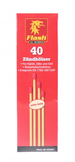 Boomex Zásuvné zápasy 40 kusov navyše Dlhé