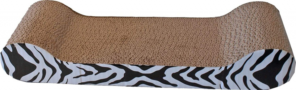 Boon škrabacia doska Sedačka Zebra 50 x 22 cm sisal hnedá