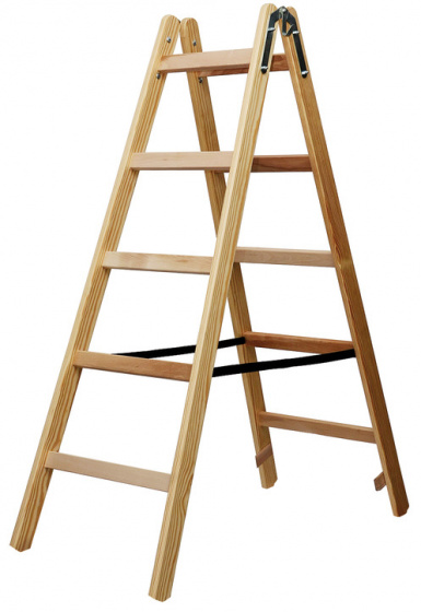 Brennenstuhl domáci rebrík 50 x 12 x 152 cm drevo hnedý