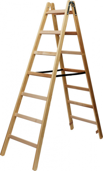 Brennenstuhl domáci rebrík 60 x 12 x 208 cm drevo hnedá