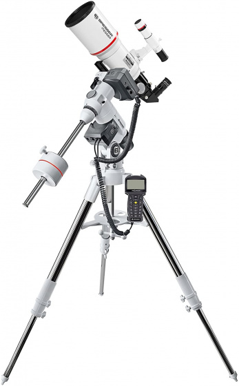 Bresser teleskop AR-102XS/460 Exos-2/EQ5 hliník/RVS