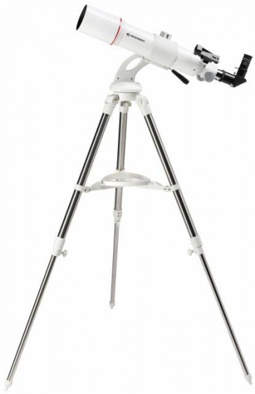 Bresser ďalekohľad Nano AR-80/640 AZ hliník / RVS biela / strieborná