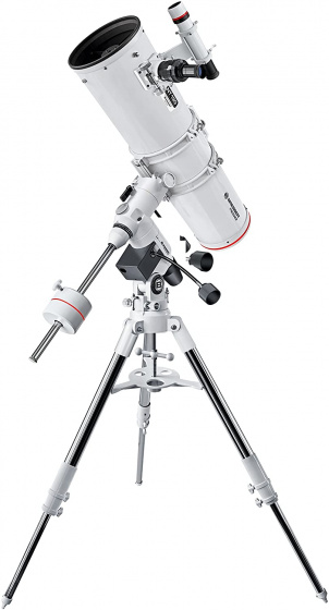 Bresser ďalekohľad NT-130/650 EQ-5/Exos2 100 cm oceľová biela
