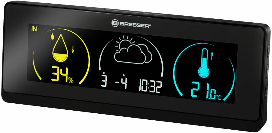 Bresser meteostanica Farba 22 x 8,3 x 3,9 cm čierna